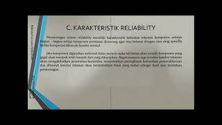 Reliability | Perawatan & Perbaikan | Elisa Hamid Rinukti