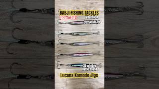 LUCANA KOMODO JIGS 100G / 305₹ BABJI FISHING TACKLES MUMBAI 9326865679 #fishing #fish #lucana #lure