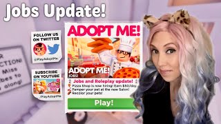 I Had an ANGRY Customer *NEW Job Update* Adopt Me! - Roblox