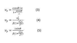 application of velocity transformation in relativity || examples of velocity transformation