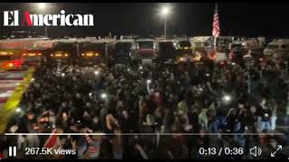 Freedom Convoy Stops In Indiana On It's way To D.C.