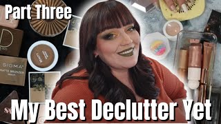 Decluttering Two of my FAVORITE Categories Bronzer & Highlighter Collections PT 3