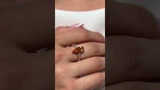 APJ Diamond & Citrine Ring