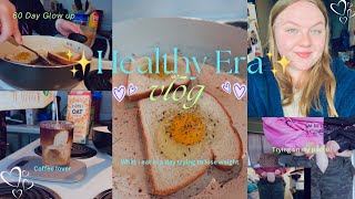 DAY 25 ✨Healthy Era✨ 60 day glow up, tried on my small pants👖, nostalgic breakfast 🍳 + chitchats💌