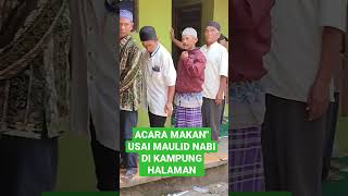 acara makan-makan usai maulid nabi