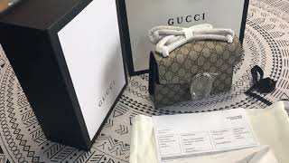 WHAT CAN FIT IN A GUCCI DIONYSUS GG SUPREME SUPER MINI BAG | UNBOXING/WAYS TO WEAR