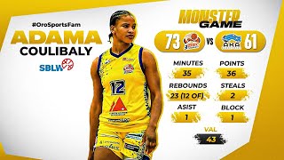 Adama Coulibaly - MVP vs AK Aarau (SBLW Switzerland 23-24) #monstergame