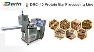 Protein Bar Former with Packing Machine/How It's Made Protein Bars/Chocolate Bar Making Machine