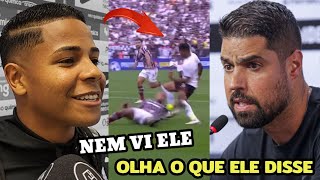 WESLEY HUMILHA FELIPE MELO NA VITÓRIA DO CORINTHIANS POR 3 A 0 OLHA O QUE DISSERAM APÓS PARTIDA 😯