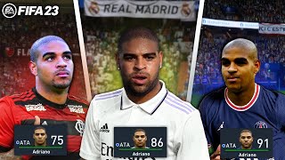 RECONSTRUINDO A CARREIRA DO *ADRIANO IMPERADOR*! | FIFA 23 Experimento