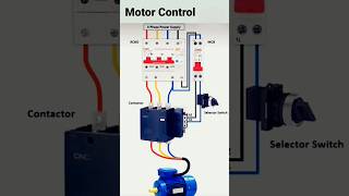 Three Phase Motor Control #electrical #shorts #youtubeshorts