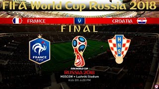 France vs Croatia - FINAL | FIFA World Cup Russia 2018 | #FRACRO @ Luzhniki Stadium