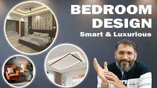 Bedroom Design-Layout, Ceiling & Colours | Lighting & Electrical Drawing | Interior Design Ideas