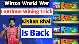 Winzo World War Hack | Winzo World War Continue Winning | Winzo App Se Paise Kaise Kamaye