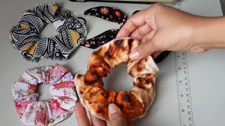 COMO FAZER XUXINHA DE CABELO / Como fazer  prendedor de cabelo/ SCRUNCHIES |3 formas de fazer.