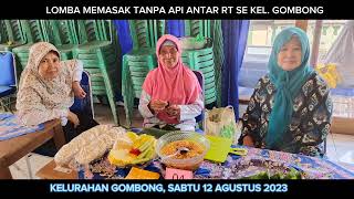 Lomba memasak tanpa api dalam rangka HUT RI ke-78 @kelurahangombong3809