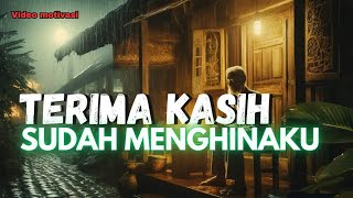 TERIMA KASIH KARENA SUDAH MENGHINAKU || Video Motivasi