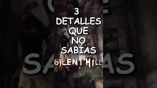 3 DETALLES que NO SABÍAS de SILENT HILL  #shorts #silenthill #silenthill2remake