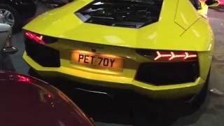 Supercar rev-off at Polish and Glow, Manchester - Exclusive!