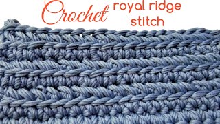 Motif Rajutan Terbaru "New Motif Half Double Crochet Stitch"