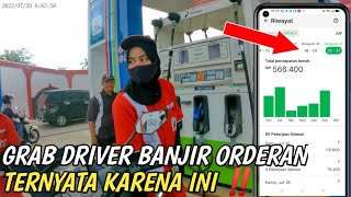 GRAB DRIVER BANJIR ORDERAN‼️PARAH |VLOG DI OJOL