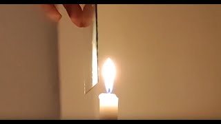 Candlelight. Experiment N.6: mechanical actions on a flame