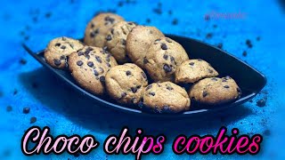 Easy Choco Chips Cookies/Ulitmate Egg  Choco Chips Cookies/How To Make Perfect Choco Chips Cookies.