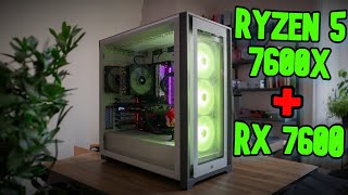 RYZEN 5 7600X + RX 7600 MEJORES BUILDS GAMING