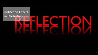 Text Reflection Effect in Photoshop