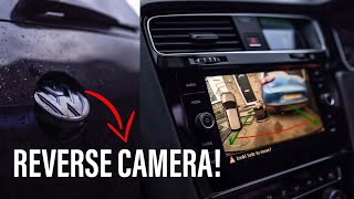 Installing a GENUINE Reverse Camera in my Golf R!