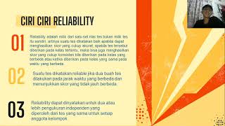 RELIABILITY AKHMAD ZANZAWIH