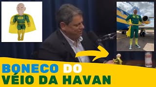 MINISTRO TARCÍSIO SE INTERESSOU NO BONECO DO VÉIO DA HAVAN (CAPITÃO BRASIL) | ACORDA BRASIL