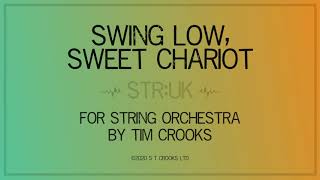 Swing Low, Sweet Chariot (PIANO ACCOMP) for String Orchestra by Tim Crooks STR:UK