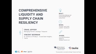 On-Demand webinar: Comprehensive Liquidity & Supply Chain Resiliency | Taulia & Strategic Treasurer