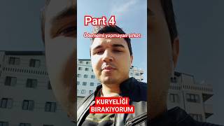 KURYELİĞİ BIRAKIYORUM! SEBEPLERİNİ AÇIKLIYORUM PART 4 #trendyolgo #şok #motor #yemeksepeti #shorts