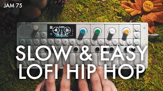 Slow Easy Lofi Hip Hop made on a Teenage Engineering OP-1 | Live Jam 75