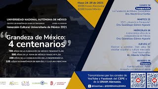 INAUGURACIÓN. La fundación de México Tenochtitlán