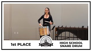 1st Place High School Snare Drum Division: Ireland Jackson | 2024 Black Swamp Showcase