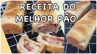 RECEITA DE PÃO CASEIRO / PÃO RECHEADO 🍞receita fácil , rápida e econômica