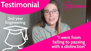 Testimonial by Jennifer van Wyk - 2nd Year Engineering Student | 123tutors