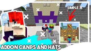 ADDON MCPE KEREN CAPS AND HATS(SURVIVAL FRIENDLY) WORK V 1.16+LINGK DI DESKRIPSI