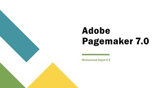 Adobe Pagemaker 2 | Tutorial | Setting up a Page