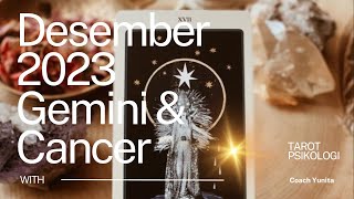 GEMINI | CANCER | Desember 2023 | Tarot Reading | Tarot Psikologi