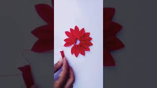 how to make a creative flower wth fabric #anamartandcraft #diy #shortsvideo #shorts