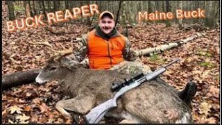 Maine BIG Buck Nov rut action ! Big 8 pt ! - BUCK REAPER