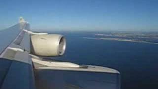 Etihad Airways A340-500 Landing in JFK