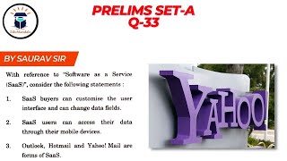 UPSC PYQ | Q No. 33 | EduMandala: Software as a Service #SaaS #cloudcomputing