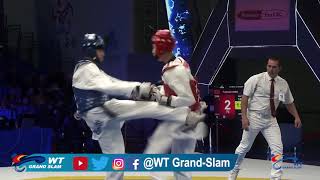 HIGHLIGHT | Men -58kg       Semifinal，Tae-hun KIM (KOR) VS Yushuai LIANG (CHN)