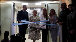 LAURA SPROVIERI, PRESIDENTA DEL BANCO DE CORRIENTES, EN LA INAUGURACIÓN DE LA SUCURSAL DE IGUAZÚ