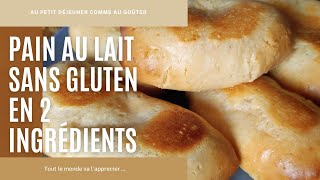 PAIN AU LAIT (SANS FARINE) AVEC SEULEMENT 2 INGRÉDIENTS 🍞N°47